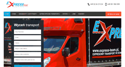Desktop Screenshot of express-team.pl